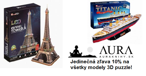 Modely 3D puzzle so zľavou 10%